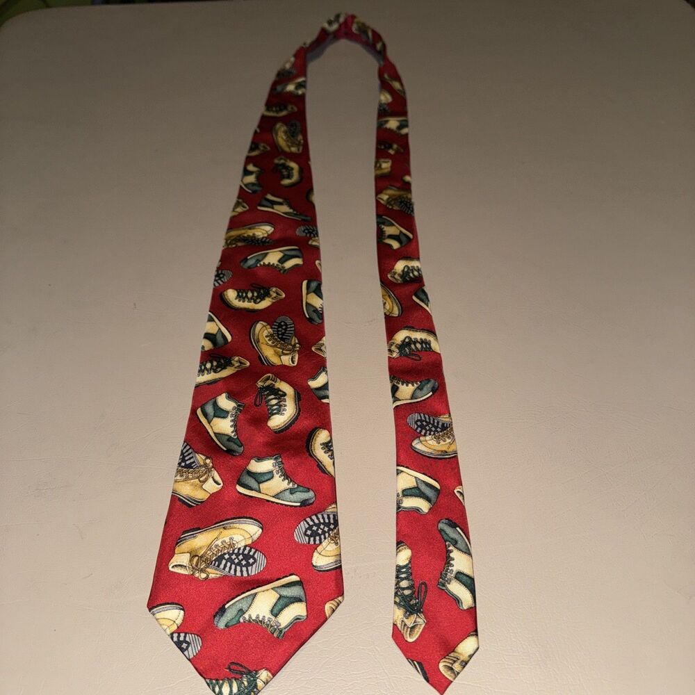EMS Men’s Tie Red Boot Themed